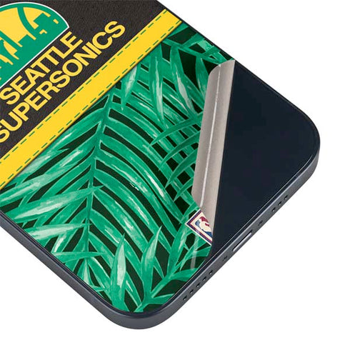 NBA Seattle SuperSonics Retro Palms iPhone 15 Skin