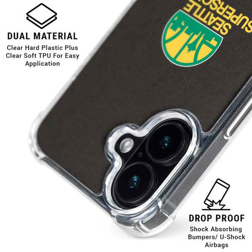 NBA Seattle SuperSonics Retro Palms iPhone 16 MagSafe Case