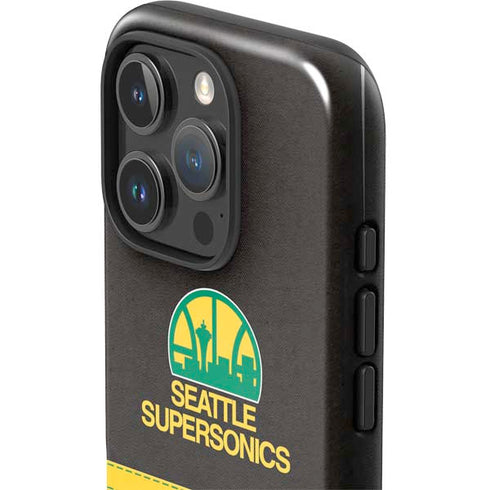 NBA Seattle SuperSonics Retro Palms iPhone 16 Pro Max Impact Case