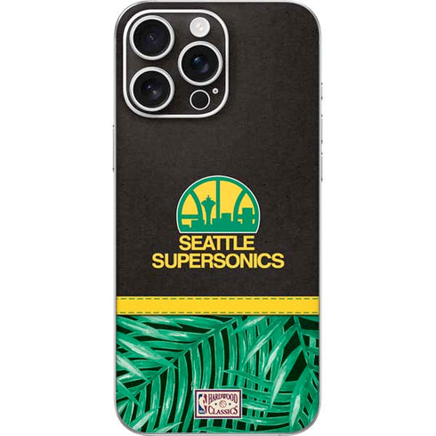 NBA Seattle SuperSonics Retro Palms iPhone 16 Pro Max Skin