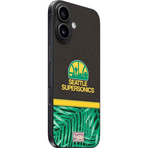 NBA Seattle SuperSonics Retro Palms iPhone 16 Skin