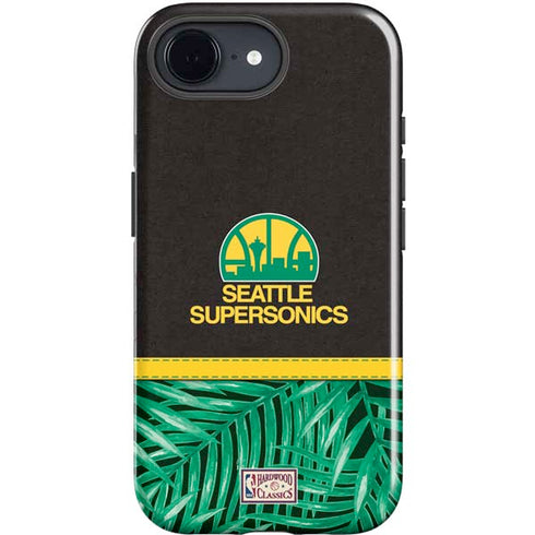 NBA Seattle SuperSonics Retro Palms iPhone 16e Impact Case