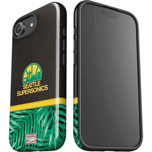 NBA Seattle SuperSonics Retro Palms iPhone 16e Impact Case