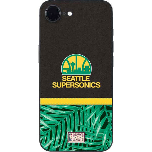 NBA Seattle SuperSonics Retro Palms iPhone 16e Skin