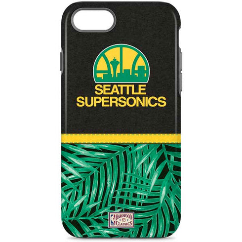 NBA Seattle SuperSonics Retro Palms iPhone Cases