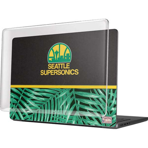 NBA Seattle SuperSonics Retro Palms MacBook Pro 14in (2021-24) Case plus Skin