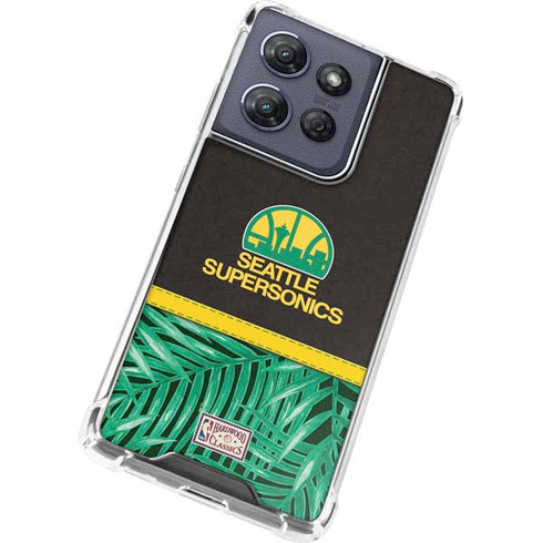 NBA Seattle SuperSonics Retro Palms Moto G Play 5G (2025) Clear Case