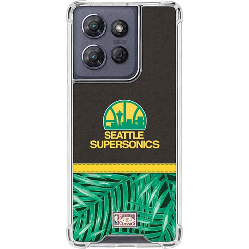 NBA Seattle SuperSonics Retro Palms Moto G Power 5G (2025) Clear Case
