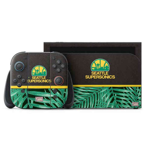 NBA Seattle SuperSonics Retro Palms Nintendo Skins