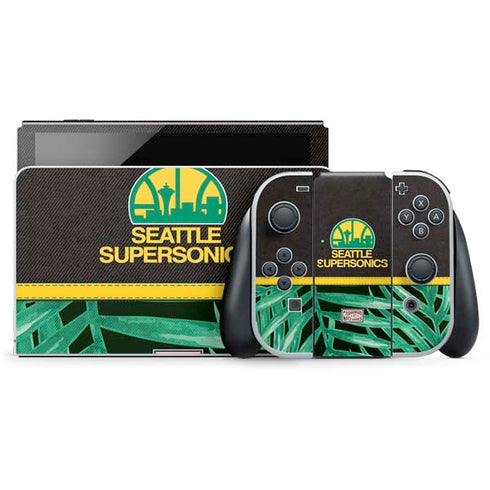 NBA Seattle SuperSonics Retro Palms Nintendo Skins