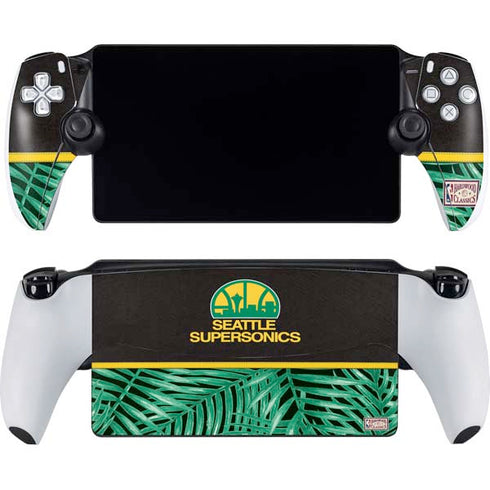 NBA Seattle SuperSonics Retro Palms PlayStation Portal Remote Player Skin