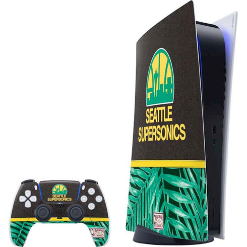 NBA Seattle SuperSonics Retro Palms PlayStation PS5 Skins