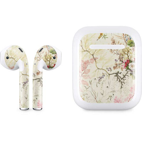 Seaweed on Silk Paper by William Kilburn Apple AirPods Skin