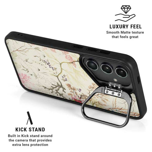 Seaweed on Silk Paper by William Kilburn Galaxy S25 Plus Kickstand Case