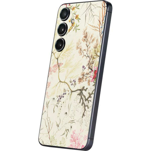 Seaweed on Silk Paper by William Kilburn Galaxy S25 Skin