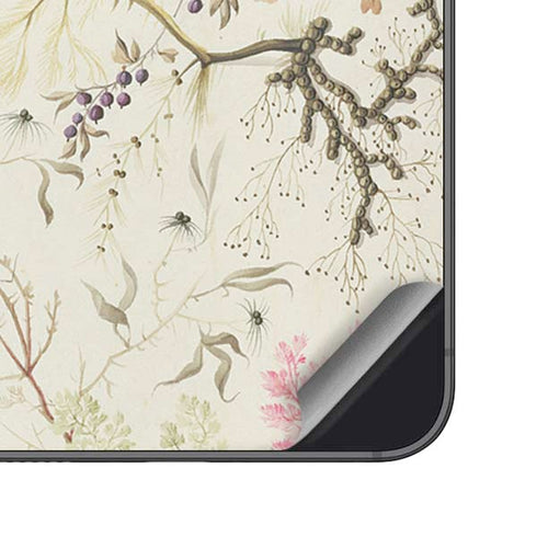 Seaweed on Silk Paper by William Kilburn Galaxy S25 Skin