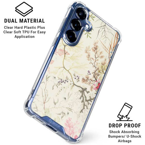 Seaweed on Silk Paper by William Kilburn Galaxy S25 Clear Case