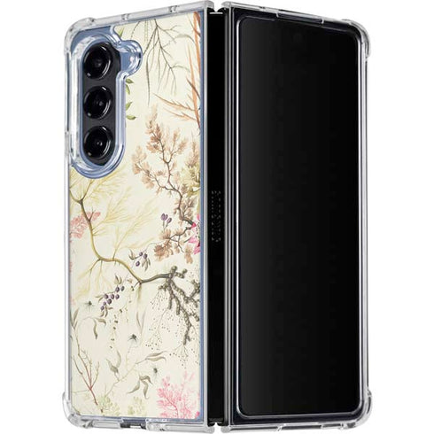Seaweed on Silk Paper by William Kilburn Galaxy Z Fold5 5G Clear Case