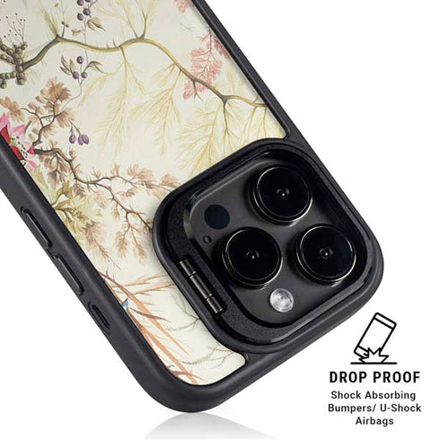 Seaweed on Silk Paper by William Kilburn iPhone 14 Pro Kickstand Case