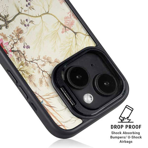 Seaweed on Silk Paper by William Kilburn iPhone 15 Kickstand Case