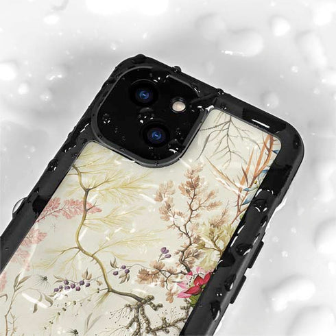 Seaweed on Silk Paper by William Kilburn iPhone 15 Plus Waterproof Case