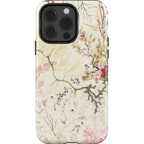 Seaweed on Silk Paper by William Kilburn iPhone 15 Pro Impact Case