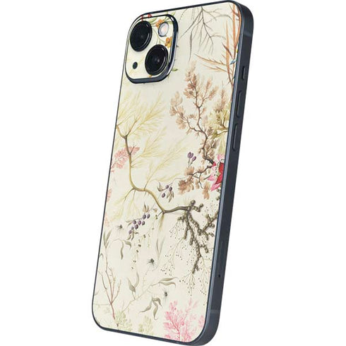 Seaweed on Silk Paper by William Kilburn iPhone 15 Skin