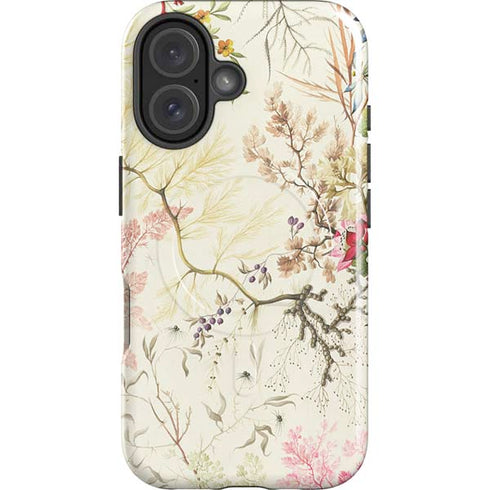 Seaweed on Silk Paper by William Kilburn iPhone 16 Magsafe Impact Case