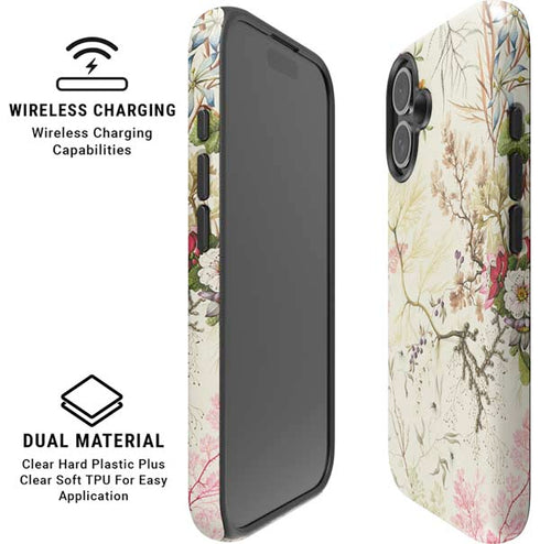 Seaweed on Silk Paper by William Kilburn iPhone 16 Magsafe Impact Case