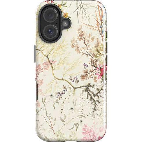 Seaweed on Silk Paper by William Kilburn iPhone 16 Plus Impact Case
