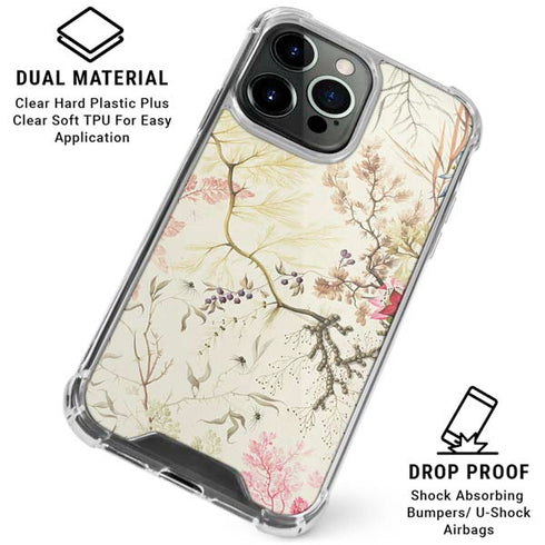 Seaweed on Silk Paper by William Kilburn iPhone 16 Pro Clear Case