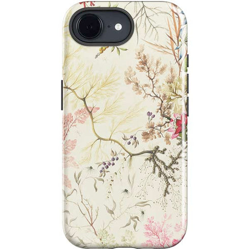 Seaweed on Silk Paper by William Kilburn iPhone 16e Impact Case