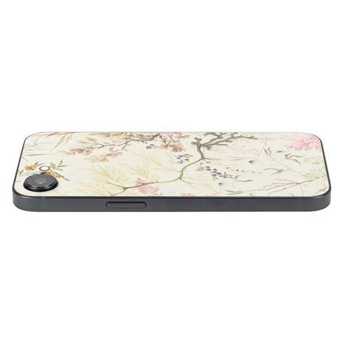 Seaweed on Silk Paper by William Kilburn iPhone 16e Skin