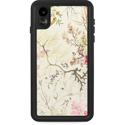 Seaweed on Silk Paper by William Kilburn iPhone Cases