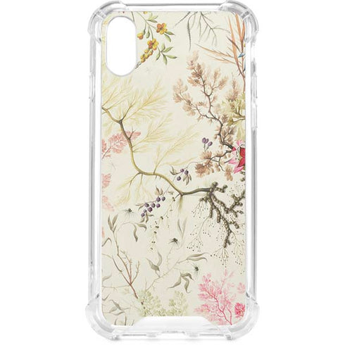Seaweed on Silk Paper by William Kilburn iPhone XS Clear Case