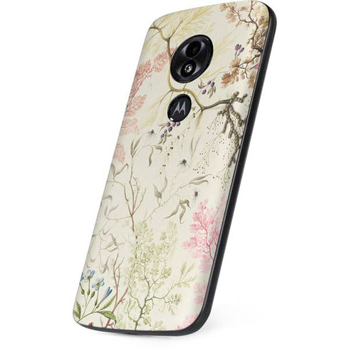 Seaweed on Silk Paper by William Kilburn Moto E5 Play Skin