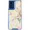 Seaweed on Silk Paper by William Kilburn Moto G 5G (2024) Clear Case