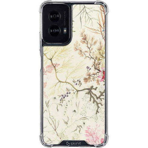 Seaweed on Silk Paper by William Kilburn Moto G Power 5G (2024) Clear Case
