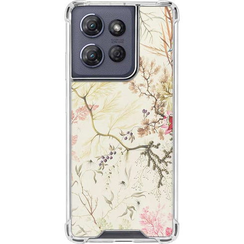 Seaweed on Silk Paper by William Kilburn Moto G Power 5G (2025) Clear Case