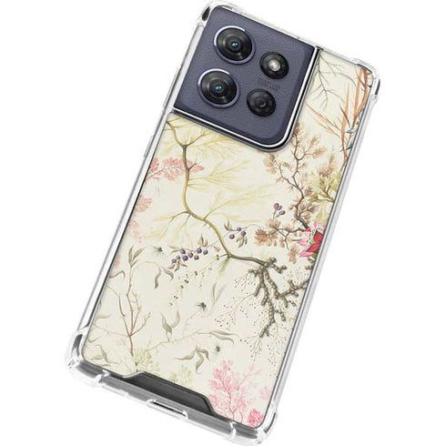 Seaweed on Silk Paper by William Kilburn Moto G Stylus 5G (2025) Clear Case
