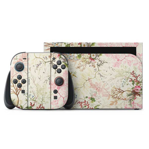 Seaweed on Silk Paper by William Kilburn Nintendo Switch 2 (2025) with Joy-Con Skin