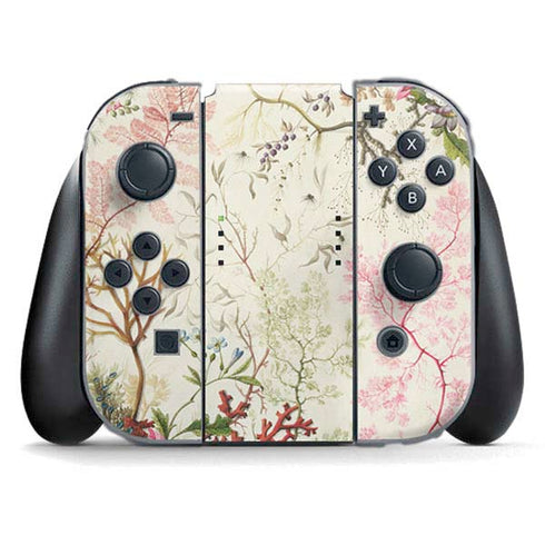 Seaweed on Silk Paper by William Kilburn Nintendo Switch (2017-2021) Joy-Con Controller Skin
