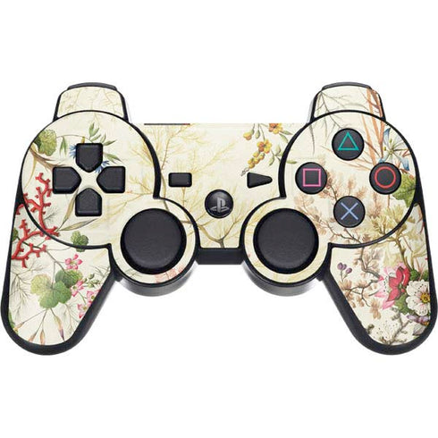 Seaweed on Silk Paper by William Kilburn PS3 Dual Shock wireless controller Skin