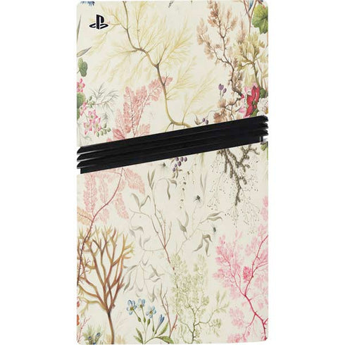Seaweed on Silk Paper by William Kilburn PS5 Pro Disk Console Skin