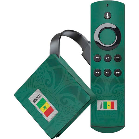 Senegal Soccer Flag Amazon Fire TV Skin