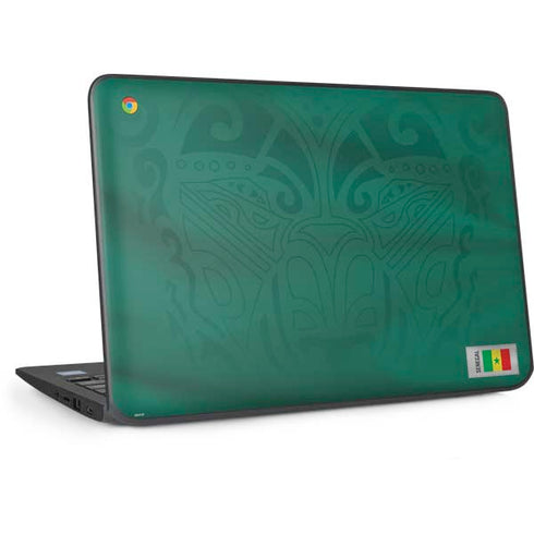 Senegal Soccer Flag HP Chromebook Skin