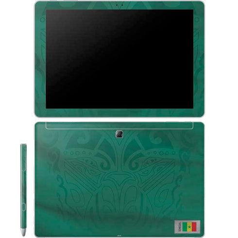 Senegal Soccer Flag Galaxy Book 12in Skin