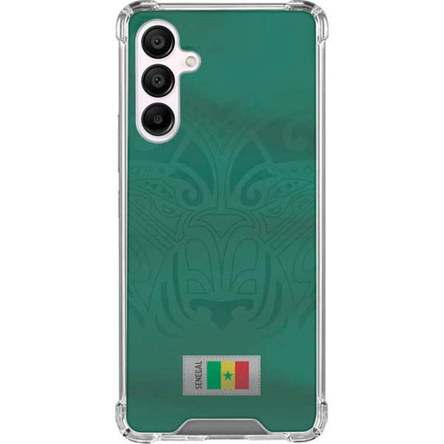 Senegal Soccer Flag Galaxy A16 5G Clear Case