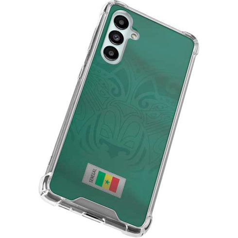 Senegal Soccer Flag Galaxy A16 5G Clear Case