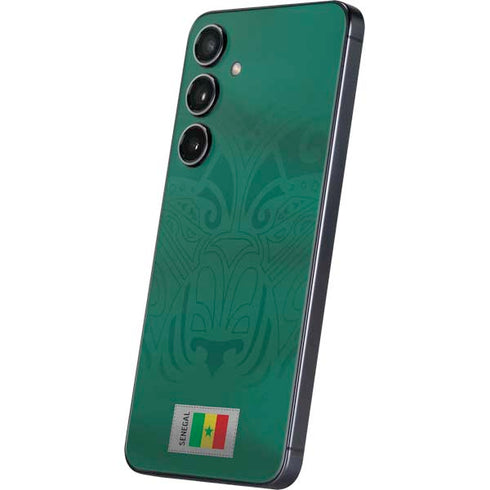 Senegal Soccer Flag Galaxy S25 Plus Skin